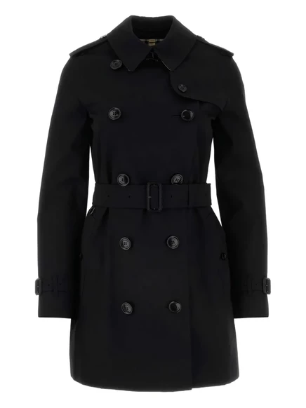 Женский тренч Burberry Chelsea из хлопка, черный