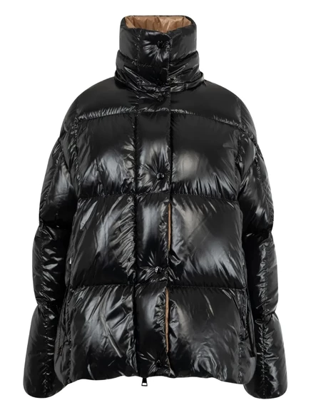 Женская стеганая куртка Moncler Parana с капюшоном, черная