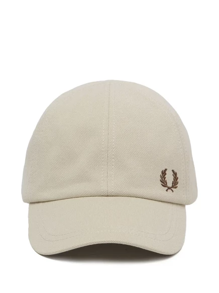 Мужская бейсболка Fred Perry с вышитым логотипом, овсяный
