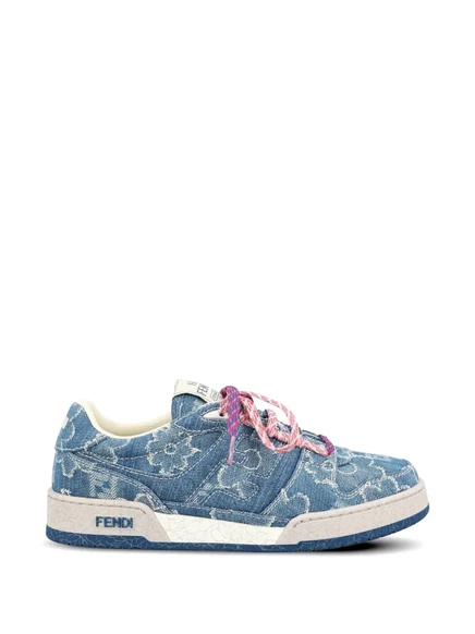 Женские кеды Fendi Match, голубые