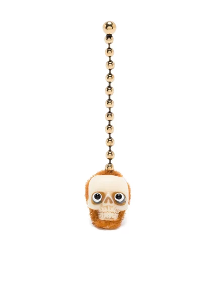 Серьга Acne Studios x Per B Sundberg Skull, бежевая