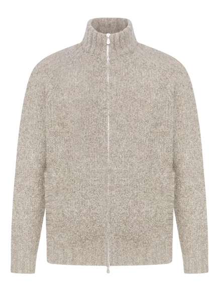 Мужской кардиган Brunello Cucinelli, кашемир, бежевый
