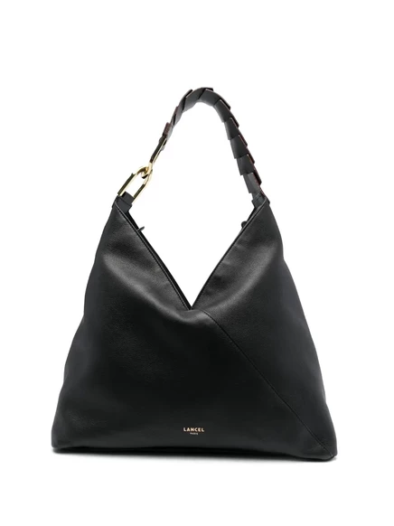 Кожаная сумка через плечо Lancel Pagode black