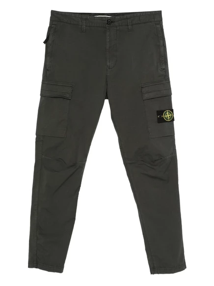 Мужские брюки Stone Island с карманами карго, серые