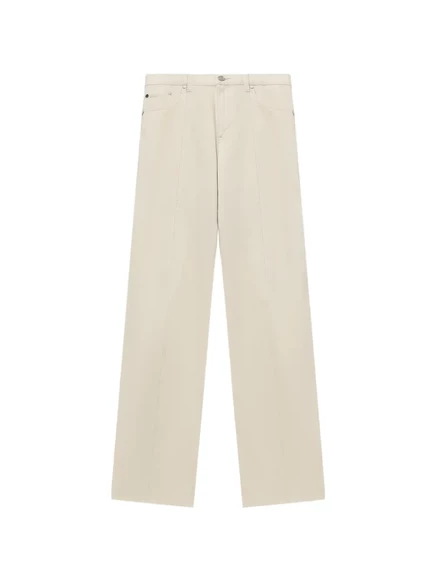 Женские широкие джинсы Helmut Lang, экрю