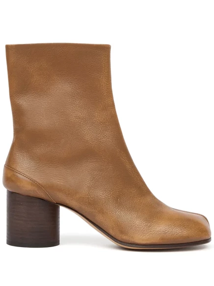 Ботильоны Maison Margiela Tabi длиной 80 мм brown