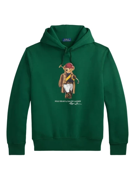 Мужское худи Polo Ralph Lauren Polo Bear, зеленое