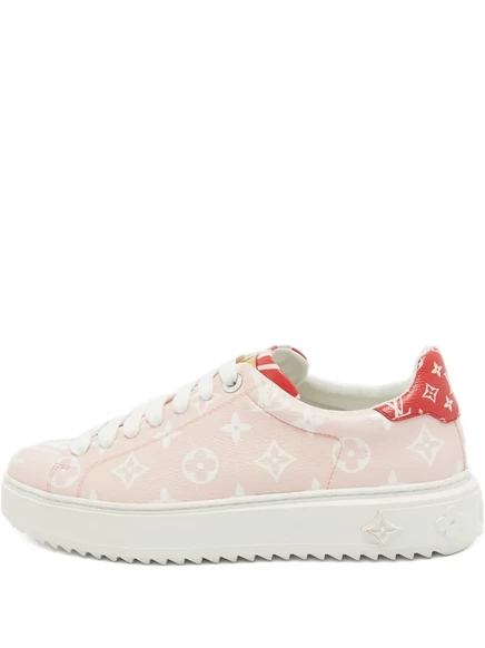 Кроссовки с монограммой, бывшие в употреблении у Louis Vuitton pink