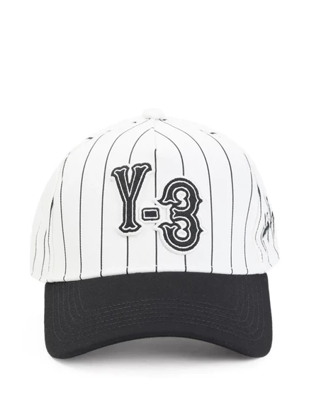 Унисекс кепка Y-3 Pinstripe с логотипом, белая
