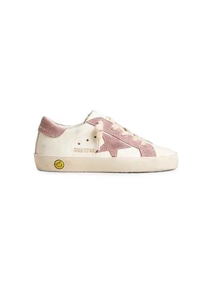 Детские кеды Golden Goose Kids Super-Star Deluxe, белые