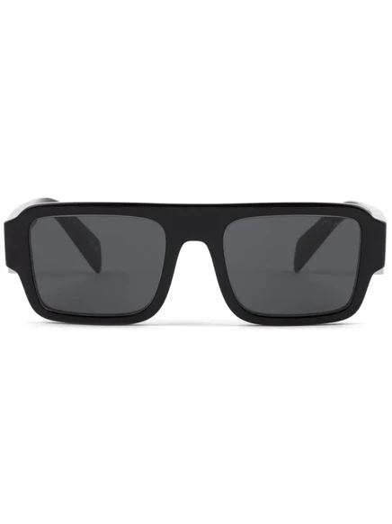 Солнцезащитные очки в прямоугольной оправе Prada Eyewear Symbole black
