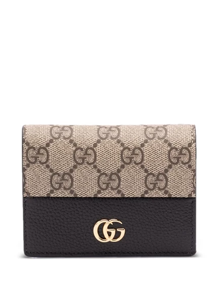 Картхолдер Gucci GG Marmont, коричневый