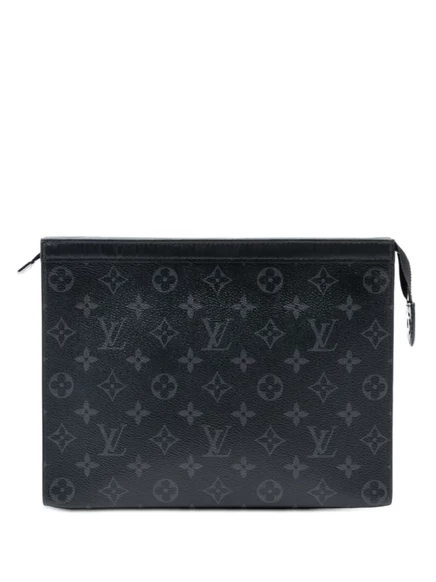Клатч Louis Vuitton Pre-Owned Pochette Voyage MM, черный