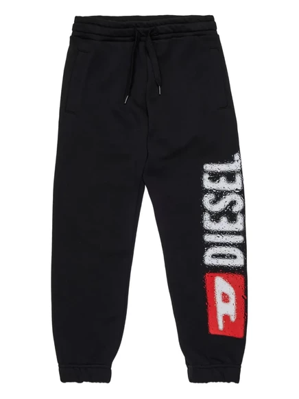 Спортивные брюки с логотипом Diesel Kids  black