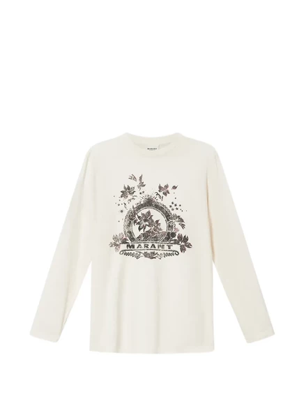 Женский лонгслив MARANT ÉTOILE Martine, белый