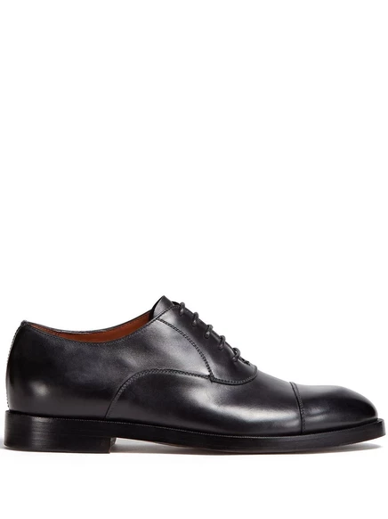 Мужские оксфорды Zegna Torino кожаные, черные