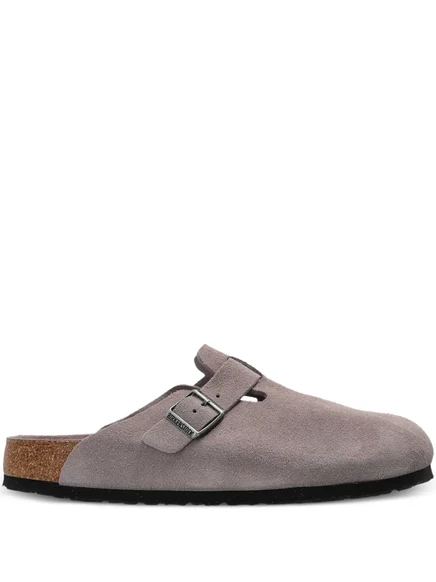 Мужские сабо Birkenstock Boston замшевые, серые