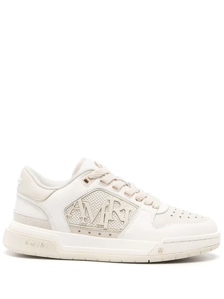 Женские кроссовки Amiri Classic Low из кожи, белые