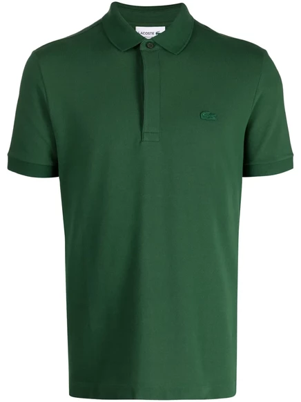 Унисекс поло Lacoste Smart Paris из пике, зеленое