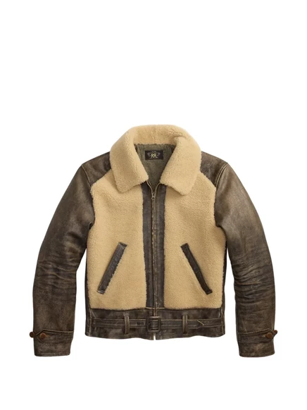 Мужская дублёнка Ralph Lauren RRL, нейтральная