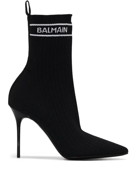 Ботильоны Balmain Skye 95 мм black