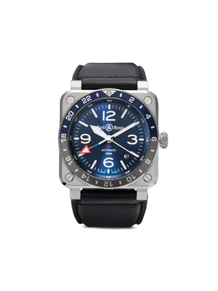 Мужские часы Bell & Ross BR-03-93 автомат, 42 мм, синий