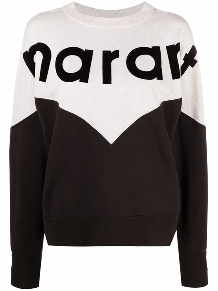 Толстовка с вышитым логотипом MARANT ÉTOILE black
