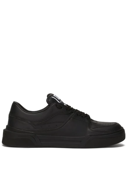 Новые кожаные кроссовки Roma от Dolce & Gabbana black