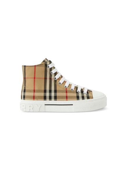 Детские кеды Burberry Kids Vintage Check, бежевые