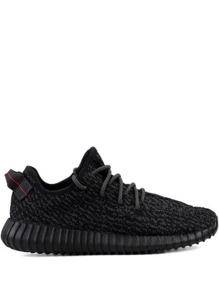 Кроссовки Adidas Yeezy 350 Pirate Black, черные
