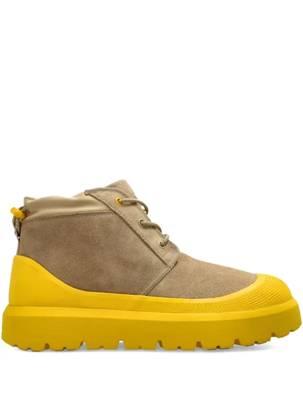 Замшевые ботинки UGG Neumal на шнуровке neutrals