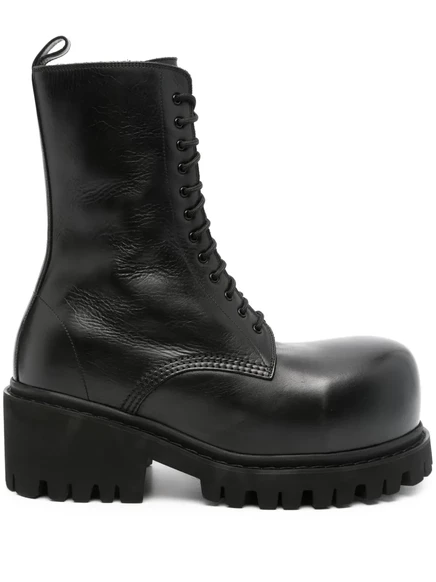 Мужские байкерские ботинки Balenciaga Stomper, черные