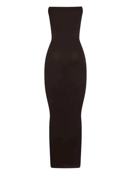 Женское платье макси Wolford без бретелей, черное