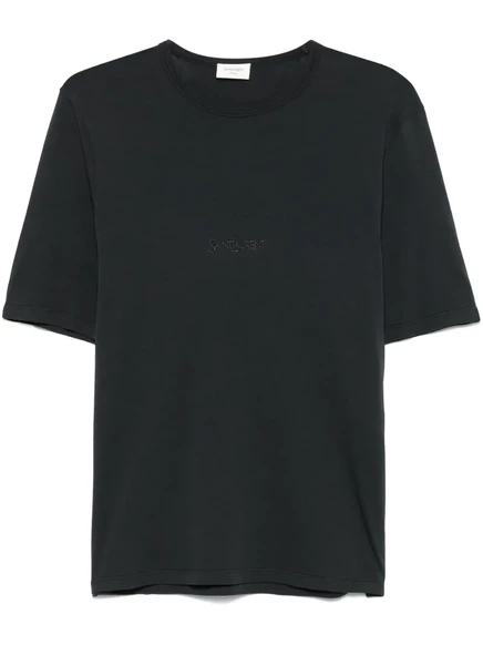 Футболка с круглым вырезом от Saint Laurent grey