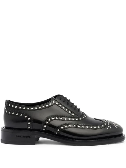 Классические вечерние оксфордские туфли с заклепками DSQUARED2