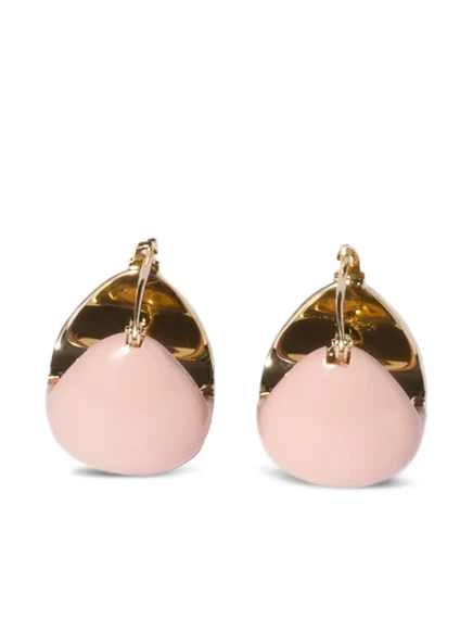 Женские серьги Miu Miu с эмалью, золотистые
