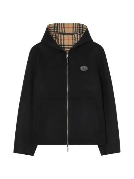 Мужская двусторонняя куртка Burberry Newport, черная