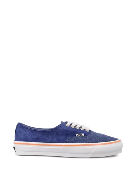 Унисекс кеды Vans Authentic с фактурой кожи, синие
