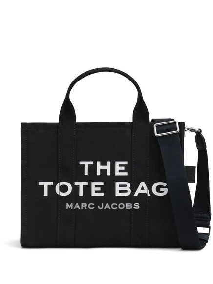 Женская сумка-тоут Marc Jacobs Canvas средняя, черно-белая