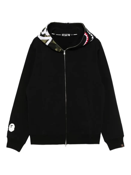 Толстовка с капюшоном Mastermind Japan x Bape panel black