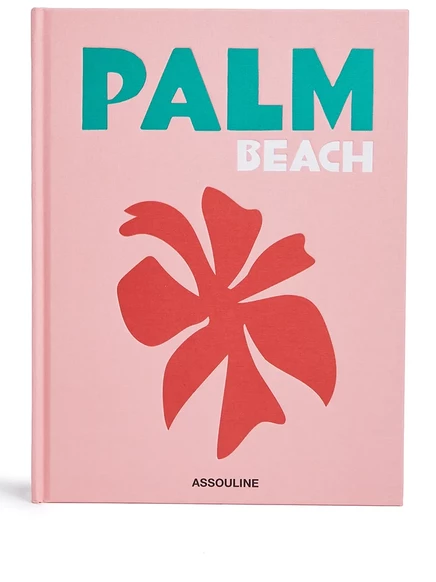 Книга Assouline Palm Beach в твердом переплете, розовая