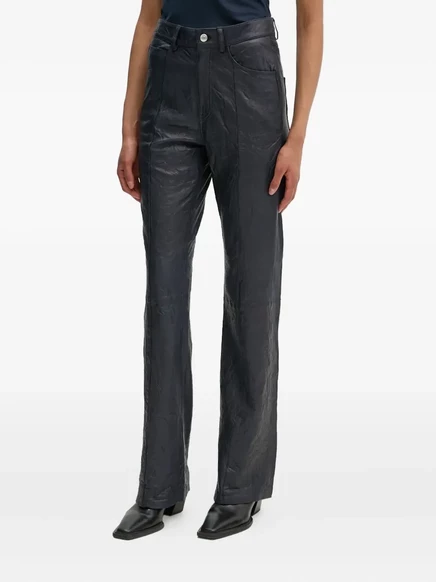 Кожаные брюки Zadig&Voltaire Evy blue