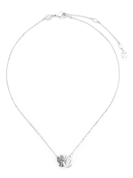 Женское колье Swarovski Swan с подвеской, серебристое