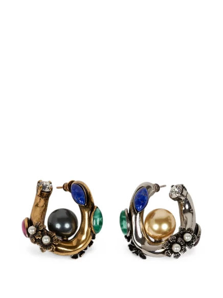 Серьги Etro с декоративными элементами, золотистые