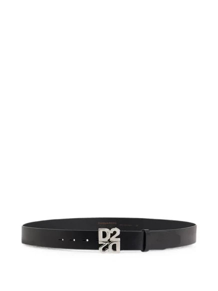 Мужской ремень DSquared2 D2 Upside Down, черный