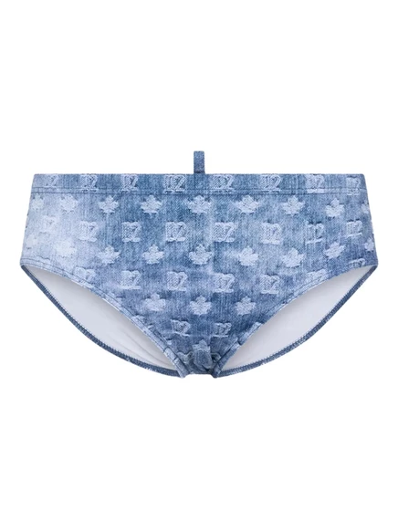 Мужские плавки DSquared2 D2 Monogram, синие