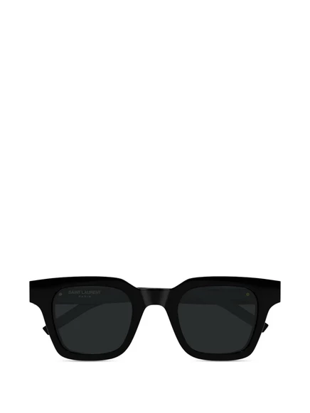Солнцезащитные очки Saint Laurent квадратные, черные