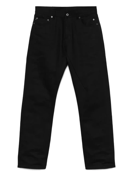 Мужские зауженные джинсы Rick Owens DRKSHDW Kurdt, черные
