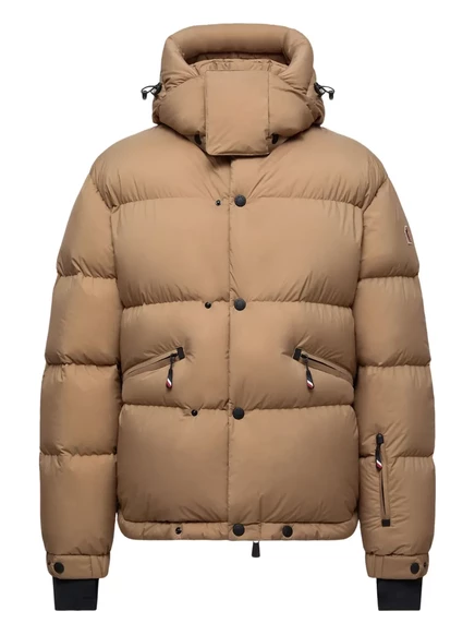 Пальто со съемным капюшоном на подкладке Moncler neutrals