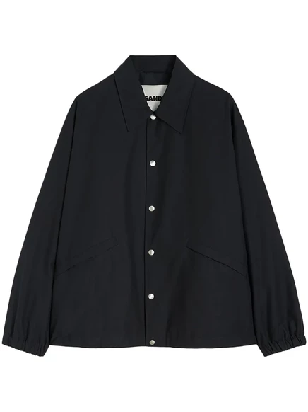 Мужская рубашка‑жакет Jil Sander хлопковая, темно‑синяя